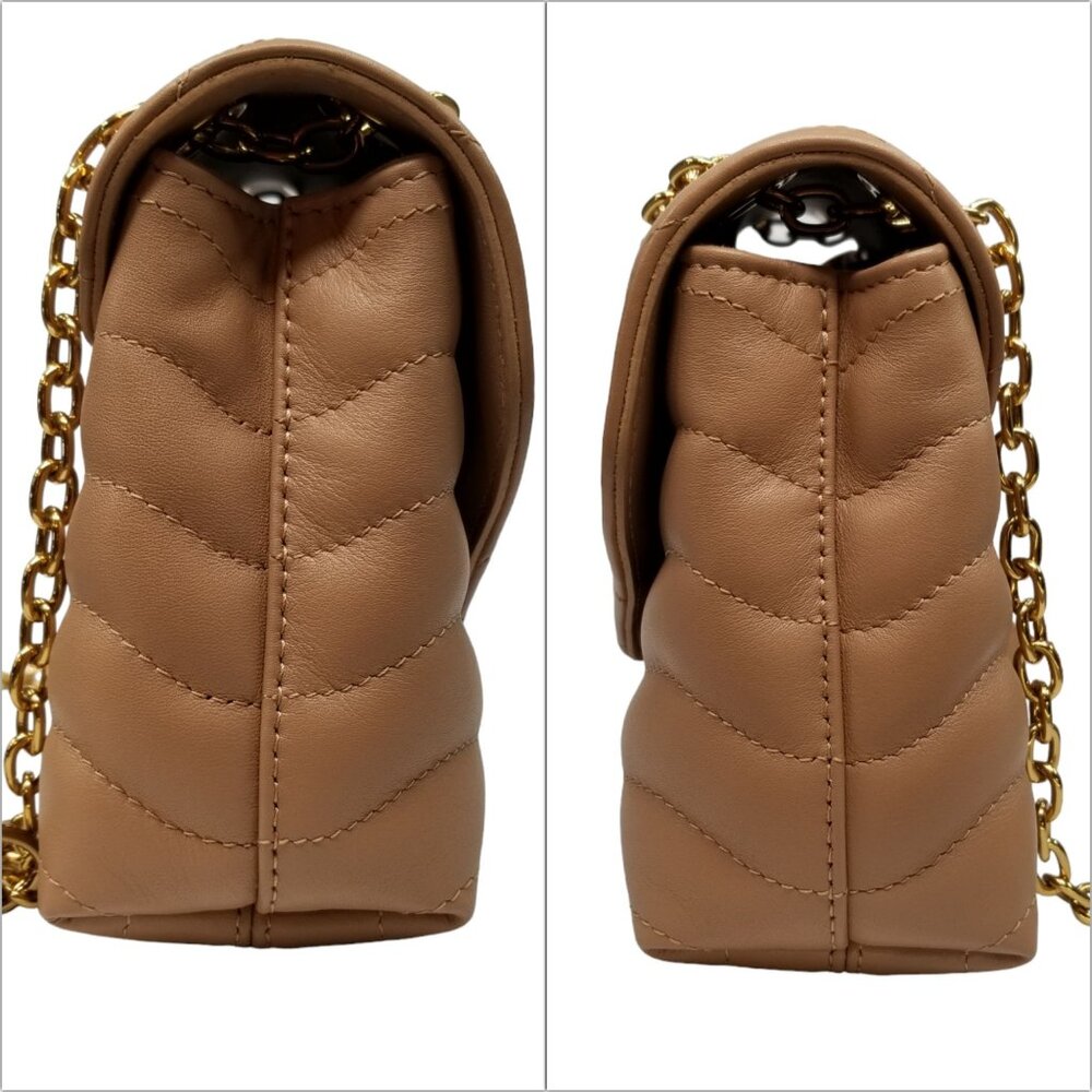 Louis Vuitton New Wave Chain Bag MM Noisette Hazelnut Brown Leather Crossbody - Picture 6 of 16